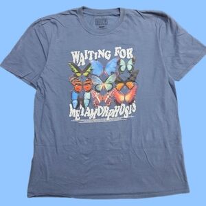 Buzz Butterfly Short Sleeve Shirt Size L